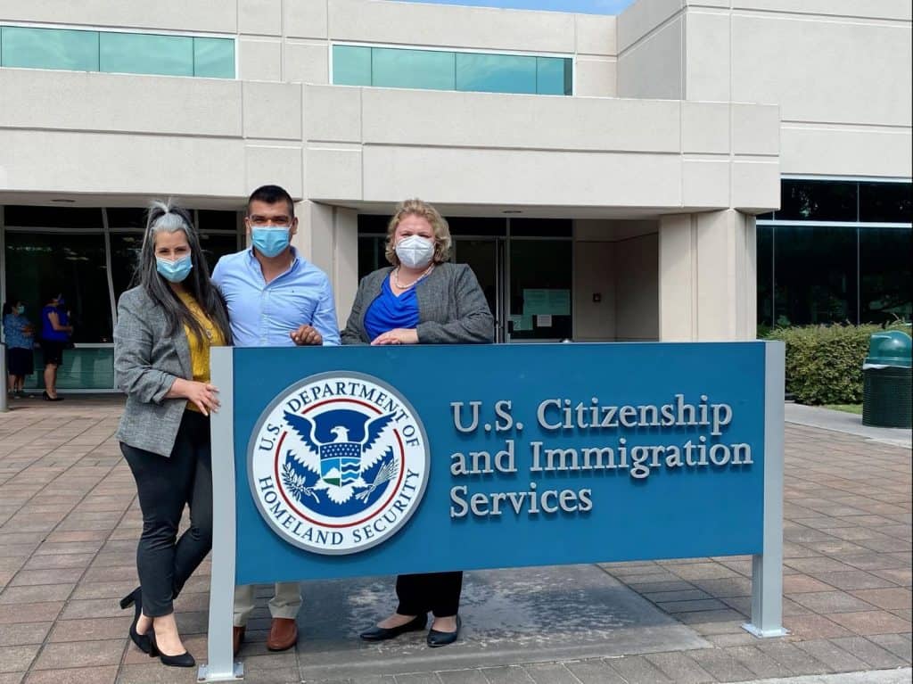 Attorney Ruby Powers at a Marriage-Based Greencard Interview